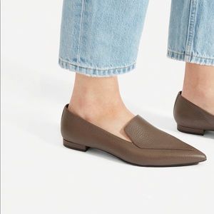 NWT EVERLANE "THE BOSS FLAT" TAUPE